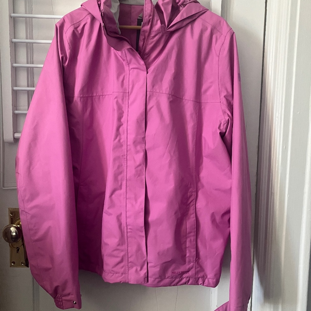 Helly Hansen Women's Aden Rain Jacket, 3XL, meta pink